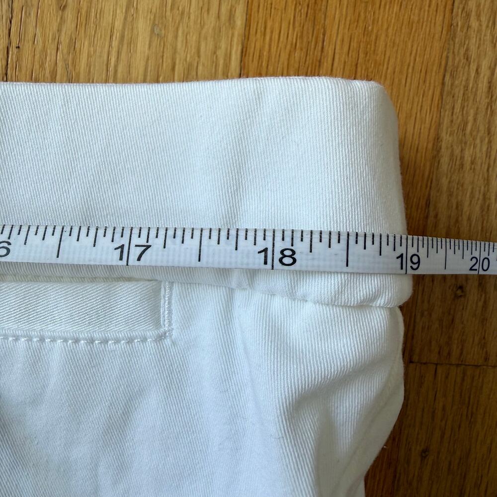 Chico's White Ultimate Fit Crop Pants Size XL/16 Classic Elastic Waist Slimming - Picture 4 of 13